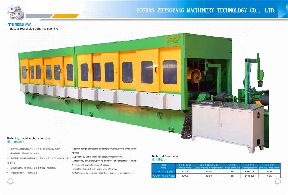工业圆管抛光机