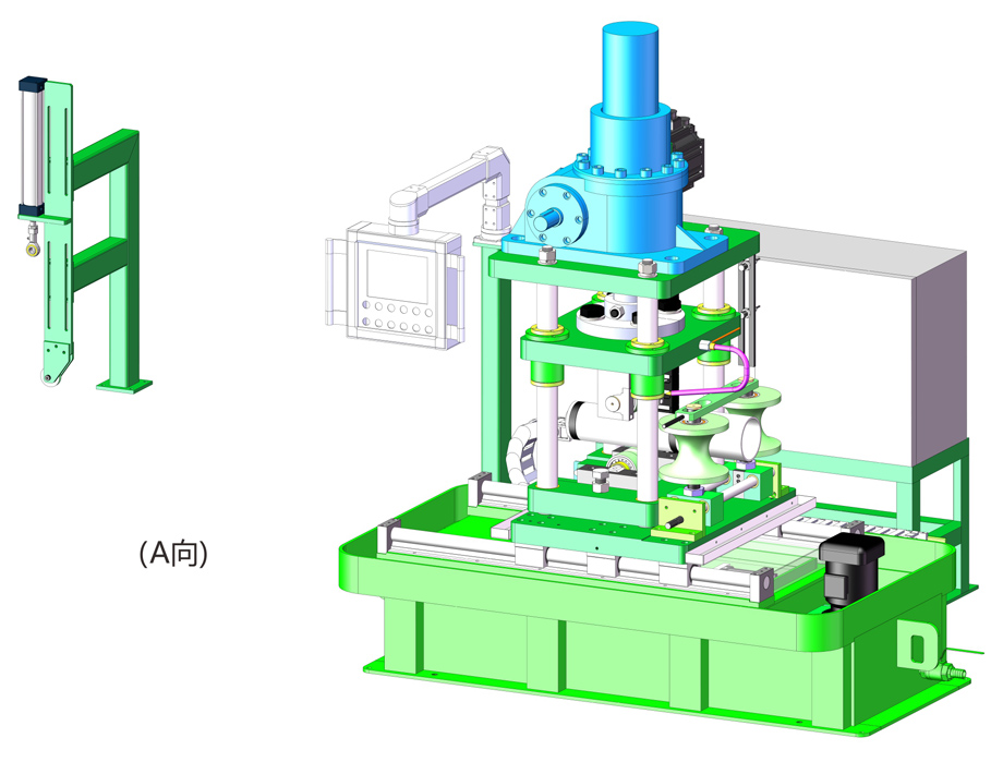 INTERNAL WELD SERVO LEVELING MACHINE