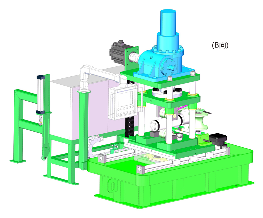 INTERNAL WELD SERVO LEVELING MACHINE