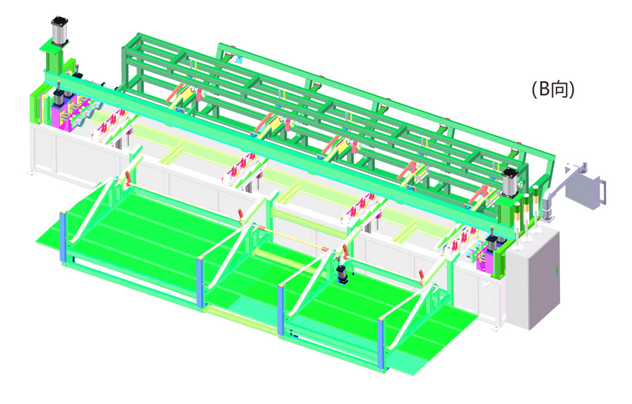 Pipe gas tight pressure testing machineB向